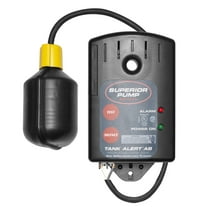 Superior Pump 92060 Tethered Water Alarm System for Utility Water Sump Pump, 87 Decibel, 9 Volt
