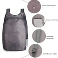 thumbnail image 4 of Ultra Lightweight Foldable Backpack Small Hiking Rucksack Ultralight Water Resistant Travel Packable Daypack-Gray, 4 of 5