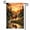 A, variant on XaaKee Garden Flag, Proud Stag Morning Glow Garden Flags, Double-sided High-Quality White Linen Yard Flag, Watercolor Reflection Landscape Yard Flags, 12x18Inch
