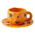thumbnail image 1 of Halloween Mug Coffee Ceramic Irregular Mug With Pumpkin Cute Cup With Handle, 1 of 9