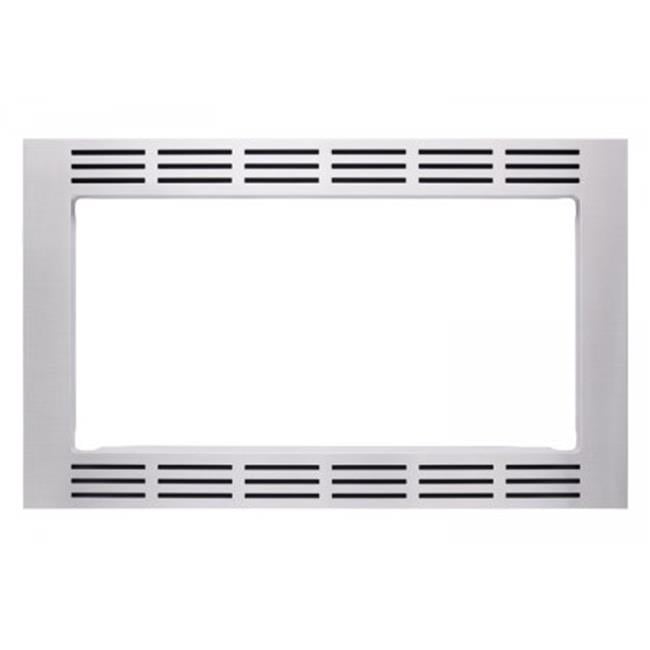 27 in. Wide Trim Kit for All 1.6cu.ft. Stainless Microwaves Stainless