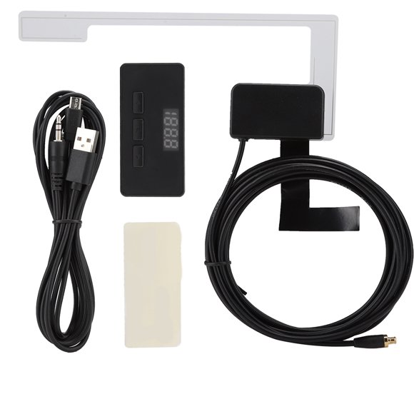 ZOUSSIQI DAB+ European Digital Broadcasting Receiver Car DAB Digital Radio FM Transmitter Audio Output EL225#09984