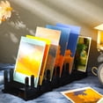thumbnail image 4 of 12 Tier Greeting Card Display Stand Acrylic Postcard Booth Art Display Rack Bookmark Storage Holder for Retail Counter Desk Tabletop, 4 of 8