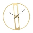 thumbnail image 2 of Tongina Round Wall Clock Decorative Wall Clock Art Wall Decor Diameter 50cm Silent Hanging Clock Big Wall Clock for Farmhouse Bedroom Gold, 2 of 8