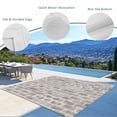 thumbnail image 3 of Beige Brick Wall Outdoor Rug for Patio/Deck/Porch, Non-Slip Large Area Rug 5 x 8 Ft, Retro Country Stone Rocks Geometric Print Indoor Outdoor Rugs Washable Area Rugs, Camping Rug Carpet Runner, 3 of 8