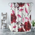 thumbnail image 2 of AUQ Shower Curtains Long-Lasting Waterproof Effect Shower Curtain with Hooks Easy to Replace Suitable for All Seasons Bathroom Shower Curtain Sets,Style3, 2 of 4