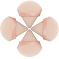 thumbnail image 1 of 4 borlas para polvos, borlas para maquillaje, borlas triangulares, borlas suaves para polvos, borlas cosméticas reutilizables con correa para mojado, 1 of 5