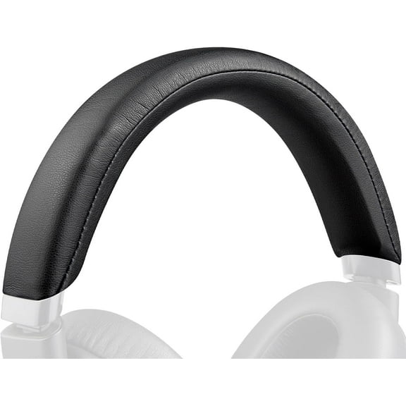 SOULWIT Protein Leather Headband Cover for Sony MDR-1A(1A MDR1A)/MDR-1AM2 (1AM2 MDR1AM2) Headphones, Replacement Head Band Headstrap Pad Repair Part - Black