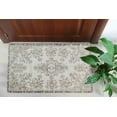 thumbnail image 3 of Personalized Rug, Wedding Rugs, Oushak Rug, Turkish Rug, Floral Rugs, Easy To Clean Rug, Chenille Printed Stye Rug, Bedroom Rugs, Saloon Rugs, 2'x3' - 60x90 cm, 3 of 5