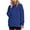 Blue, variant on Long Sleeve Sweater for Women Crewneck Solid Ribbed Knit Pullover Top Blue S