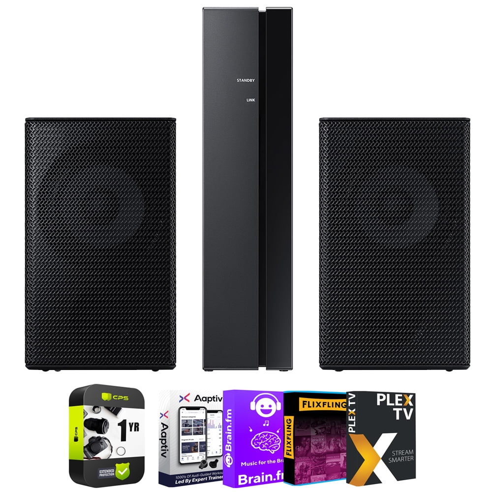 Samsung SWA9100S Wireless Rear Speaker Kit Bundle with Tech Smart