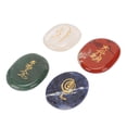 thumbnail image 4 of 4 piedras de equilibrio de Reiki finamente pulidas, tamaño de la palma, cristales curativos de Reiki circulares planos para purificación de meditación, 4 of 12