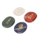 thumbnail image 3 of Piedras de equilibrio de Reiki piedras de chakra 4 piezas circulares planas finamente pulidas para purificación, 3 of 8