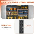 thumbnail image 2 of Garage Shelving, Garage Storage Shelves, 2000 LBS Heavy Duty Adjustable Metal Garage Shelves, Easy Assembly, Shelves for Garage Storage, Warehouse, Basement, Black, 2 of 6