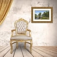 thumbnail image 3 of Babichev 24x17 Gold Ornate Wood Framed with Double Matting Museum Art Print Titled - Path over water, 3 of 4
