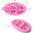 thumbnail image 2 of 2 piezas de molde de pastel de campana de Navidad - rosa Ormromra WMSS-472, 2 of 4