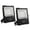 100W, variant on DELight 50W LED Flood Light 5000LM Outdoor Garage Security Spotlight Cool White 6500K IP66 150W Halogen Bulb Equivalent
