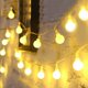 thumbnail image 2 of Cadena de luces de 20 pies, luces de hadas, bolas de luces de hadas, 40 bolas pequeñas, impermeables, IP65, alimentadas por batería, iluminación decorativa para interiores y exteriores, festival en c JAMW Sencillez, 2 of 5