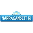 thumbnail image 1 of SignMission P-618 Narragansett Ri Panneau de Rue 6 x 18 Po. Panneau de Plage - Narragansett, Ri Rhode Island, 1 of 1
