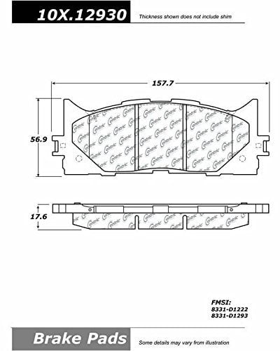 StopTech 103.08030 Brake Pad Ceramic StopTech 103.08030 Brake Pad Ceramic