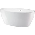 thumbnail image 2 of Vanity Art 55" x 32" Acrylic Freestanding Bathtub, 2 of 9