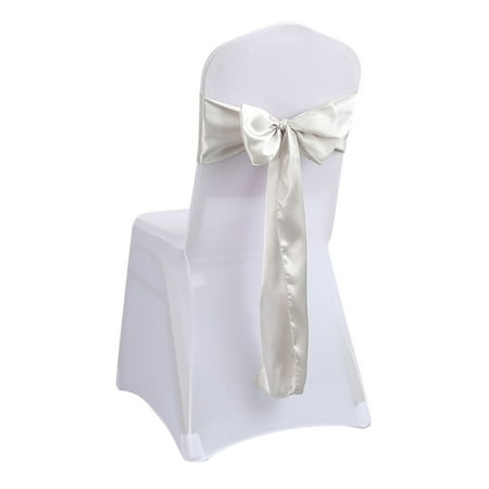 

Veki Chair Ribbon Bow Strap Wedding Banquet Party Event Decoration Chair Bow Tie Chair Bow Party Flag