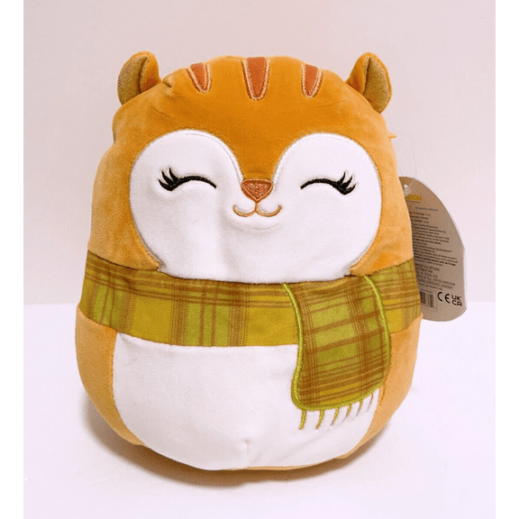 Squishmallows 2023 Fall Harvest Squad 7.5" Erin the Squirrel Plush Doll Toy