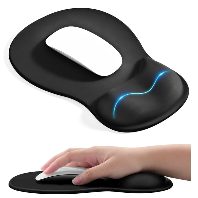 Mouse pad ergonómico EooCoo con soporte de gel para la muñeca 26 x 19 cm