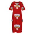thumbnail image 4 of Vestido de bolsillo suelto del Festival Tums, vestido de cumpleaños, vestido de invitada de boda, ropa de mujer de verano 2025, 4 of 7