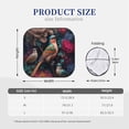 thumbnail image 3 of Haiem Colorful Rose Bird Car Windshield Sun Shade (2 Pieces) Foldable Windshield Sun Shade Car Accessories for Truck SUV Pickup-Small, 3 of 7