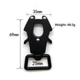 thumbnail image 2 of 3 Pcs Frog Clip, Heavy-Duty Dog Leash Clasp, Quick Release/Locking Tactical Frog Clip, Replacement Clasp for Dog Leash, 360 Degree Swivel Buckle (Small (Square)), 2 of 5