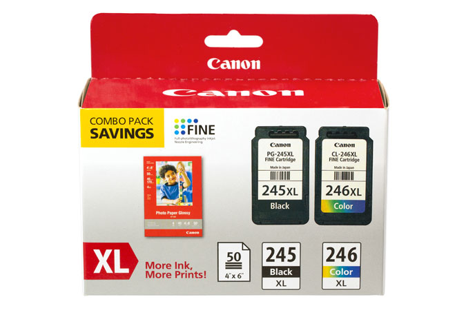Canon PG-245XL/CL-246XL Ink Cartridge Combo Pack photo 1