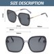thumbnail image 2 of Gafas de sol decorativas Gafas de sol de moda europeas y americanas, hechas de PC y metal, 2 of 5