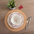 thumbnail image 4 of 222 Fifth Adelaide Brown on White 12-Piece Dinnerware Set – Service for 4, Plate & Bowl Set,Durable Porcelain, Dishwasher Safe, for Everyday Dining & Entertainment, 4 of 5