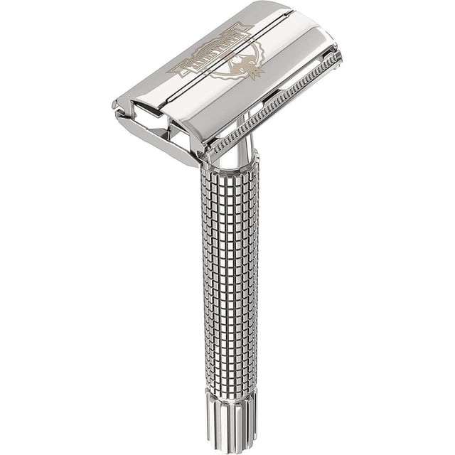 Rastrillo Mamba Shave Ragnar Vintage Acero Inox Con 5 Navajas de Afeitar plateado Mamba Shave RLMS181P