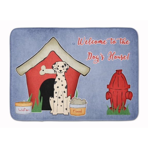 Dog House Collection Dalmatian Machine Washable Memory Foam Mat