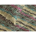 thumbnail image 3 of Ambesonne Contemporary Quilted Coverlet 2 Pcs, Lace Motif Geometric, Twin Size, Dark Magenta Brown, 3 of 4