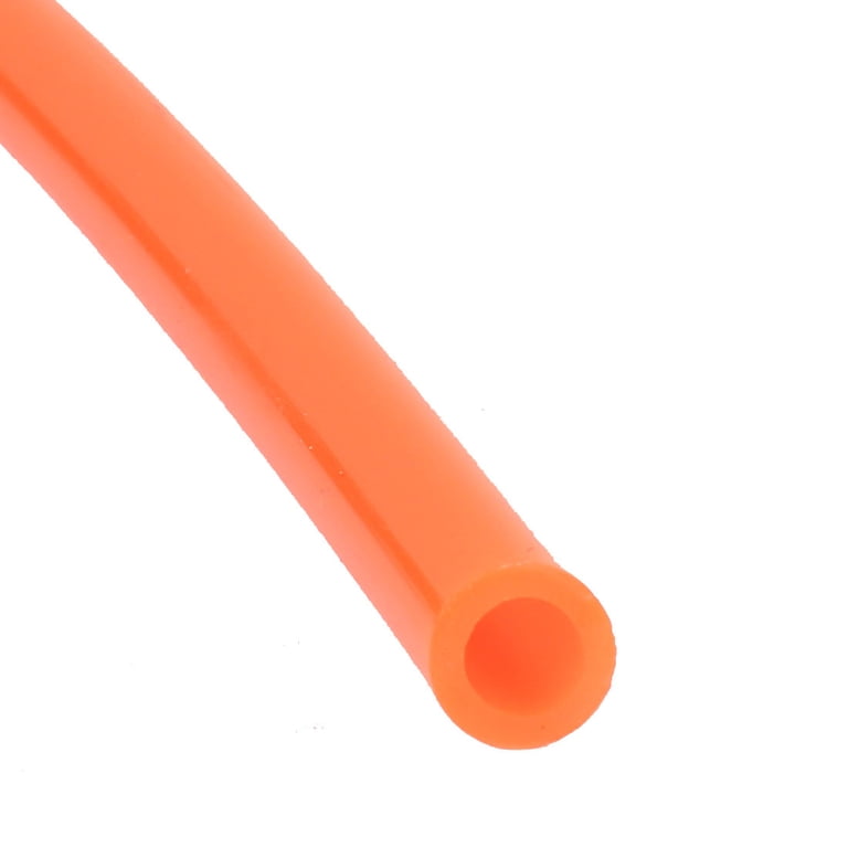 Uxcell PU Tubing – 6mm OD X 4mm ID, 10 Meter / 33 Feet, Orange Red, For Fuel, Air & Gas Lines, Push-to-Connect Fittings