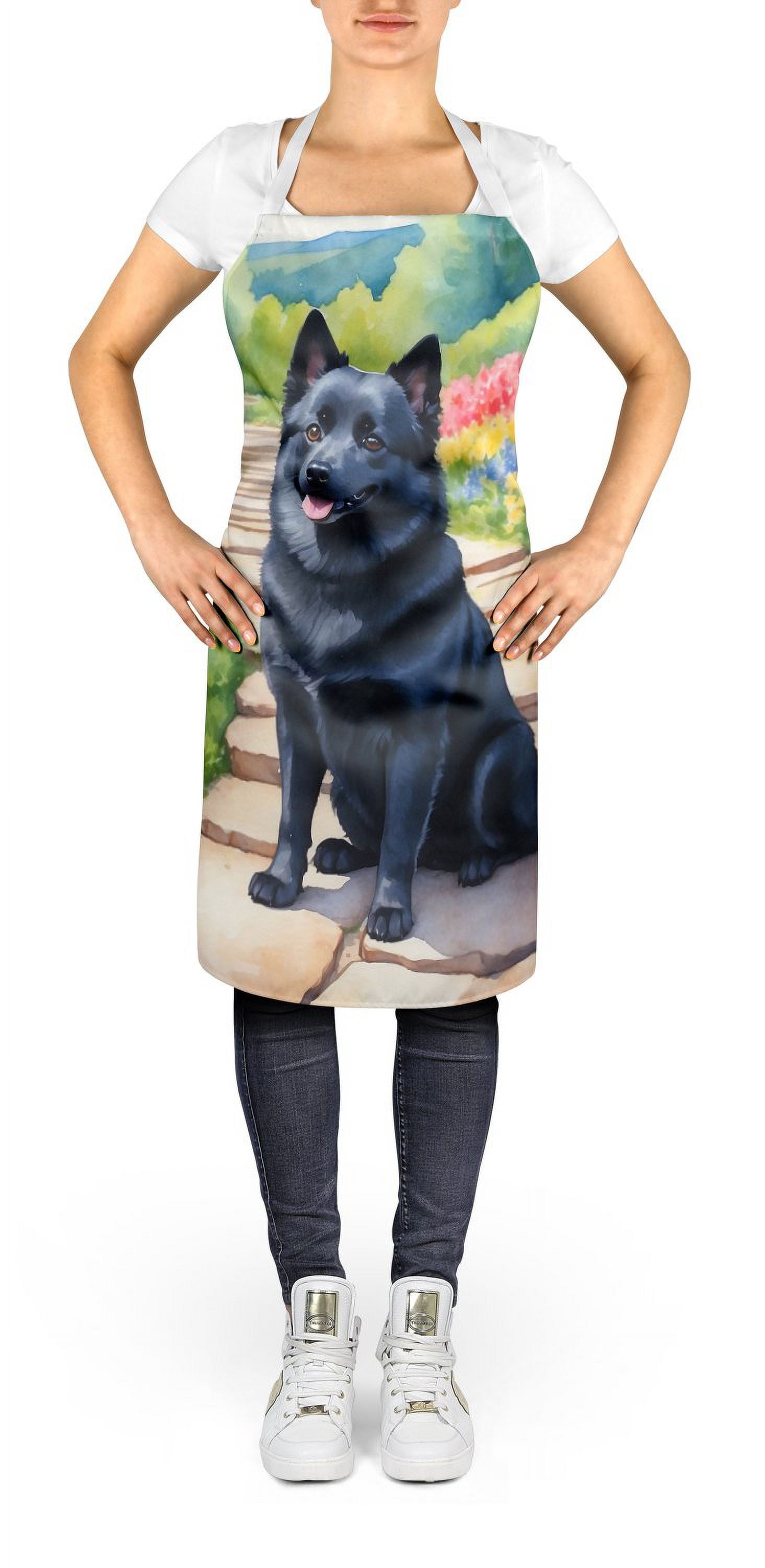 Yorkshire Terrier Spring Path Apron