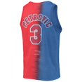 thumbnail image 3 of Men's Mitchell & Ness Drazen Petrovic Blue/Red New Jersey Nets Hardwood Classics Tie-Dye Name & Number Tank Top, 3 of 3