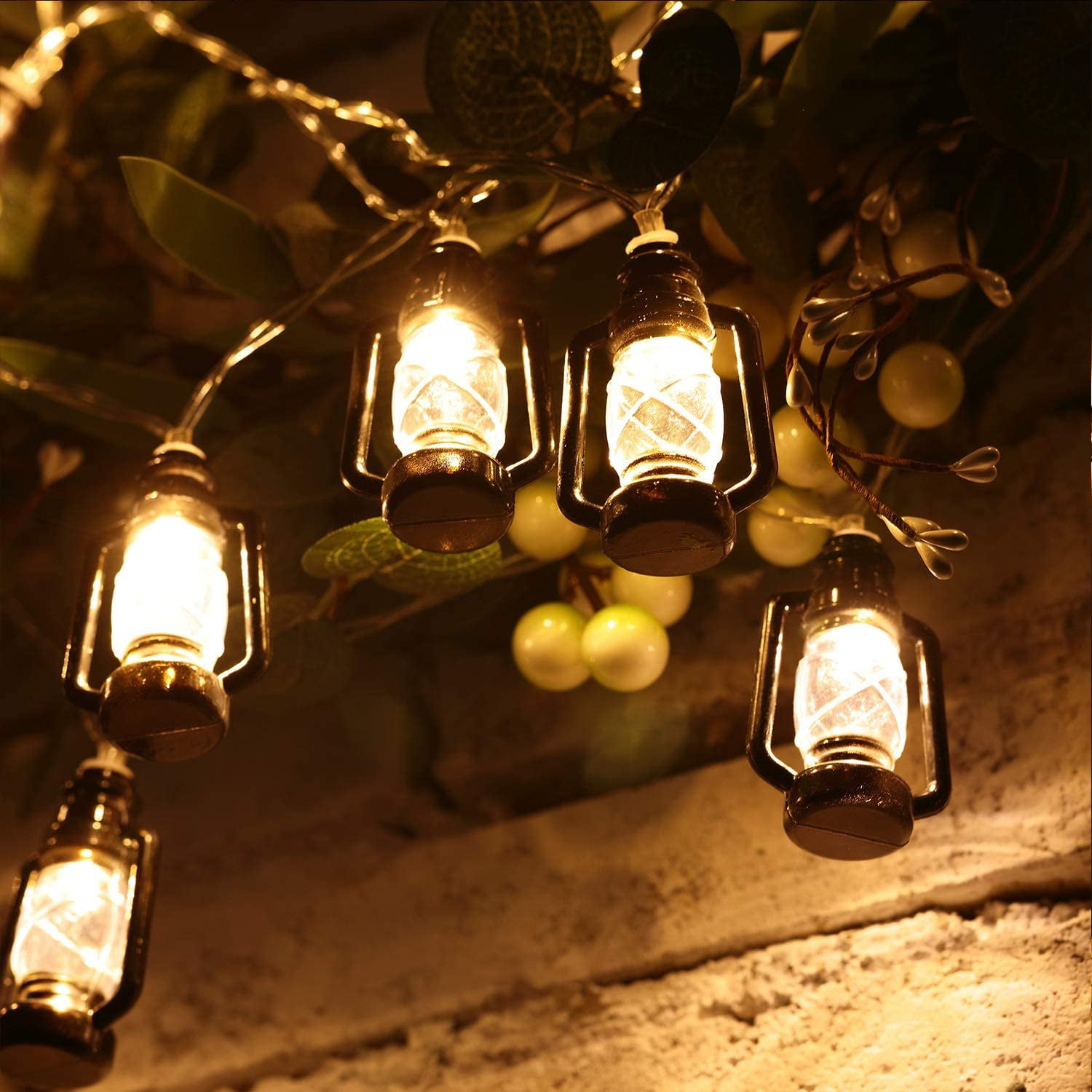 ZORING PARK RETRO LIGHTS LEDランタン Retro Lantern String Lights Mini Kerosene Lamp for Indoor