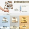 thumbnail image 3 of Ryvnso LED Bedside Table Lamp Retro Football Bedroom Desk Lamps Nightstand Lampshade S, 3 of 7