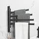 thumbnail image 2 of Toallero para baño con 4 brazos abatibles space giratorios de aluminio, 2 of 4