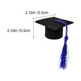 thumbnail image 3 of 6 Pcs Mini Graduation Cap Graduation Cap Decorations Graduation Party Decorations, 3 of 6