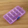 thumbnail image 4 of 15 Grids Transparent Earrings Ear Stud Jewelry Storage Box Container Organizer, 4 of 8