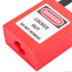 thumbnail image 2 of 38mm Nylon Safety Padlock Dustproof Safety Device for Construction Site Red, 2 of 4