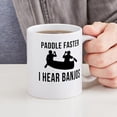 thumbnail image 4 of CafePress - Paddle Faster I Hear Banjos Mug - 11 oz Ceramic Mug - Novelty Coffee Tea Cup, 4 of 4