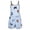z19-Blue, variant on CAIXIA Womens Pajama Sets Shorts Cotton 2 Piece Tank Top and Shorts Set Lounge Pjs Print Graphic Shorts Sets Loungewear Summer Loungewear with Pockets