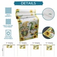 thumbnail image 6 of Sunflowers Gnomes Table Runner 70 Inches, Eucalyptus Spring Yellow Plaid Bed Runner Dresser Scarves Tabletop for Indoor Outdoor Parties/Ceremony/Banquet, 13" x 70", 6 of 9