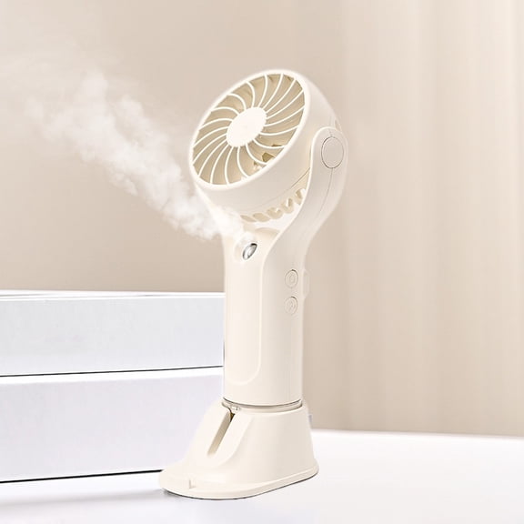 AZXY Portable Fan,Handheld Fan,Mini Fan Handheld,Rechargeable Hand Held Fans on Clearance,Usb Personal Portable Hand Fans with Mist for Outdoors Travel,White
